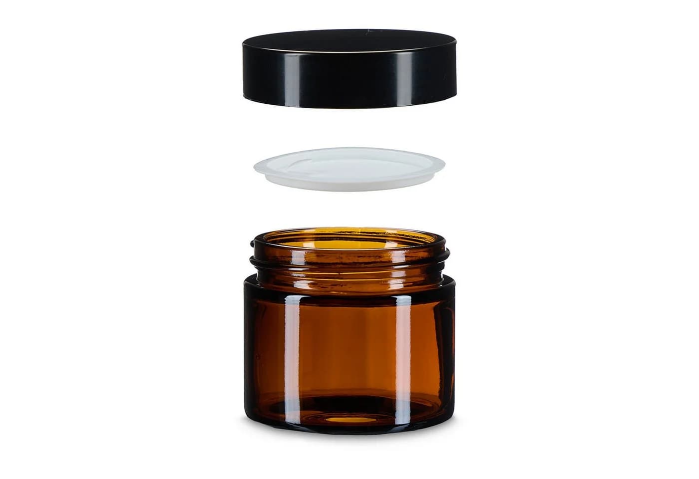 relaxdays Salbentiegel Braunglas 60 ml Set 16 St - Bild 5