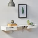 relaxdays Wandregalhalter Antike Regalwinkel 4er Set Bronze Bild 1