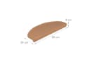 relaxdays Stufenmatten 15er Set Beige Selbstklebend Bild 4