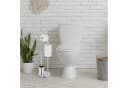 relaxdays WC-Garnitur Freistehend Silber Edelstahl 3-tlg Bild 1