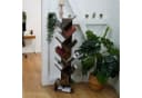relaxdays Bücherregal Baumform Schwarz Industrial Design Bild 1