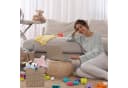 relaxdays Regalkorb Set 4x Seegras Aufbewahrungskorb Natur Bild 3