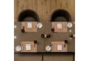 relaxdays Tischset 4er Set Bambus natur Bild 3