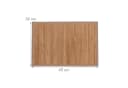 relaxdays Tischset 4er Set Bambus natur Bild 4