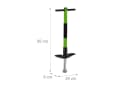 relaxdays Pogo Stick Grün Schwarz Silber für Kinder bis 35 kg Bild 4