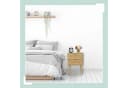 relaxdays Nachttisch Rattan Design 2 Schubladen 2er Pack Bild 3