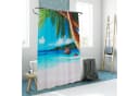 relaxdays Duschvorhang Tropical Wasserabweisend mit Haken Bild 3