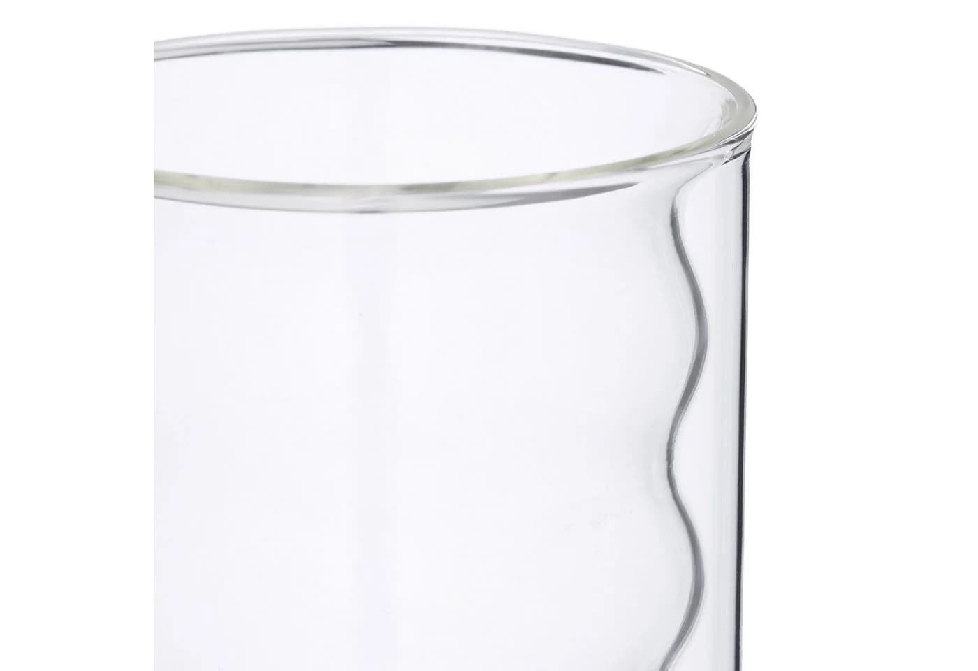 relaxdays Latte Macchiato Gläser-Set 6-tlg. mit Löffel, Glas, Transparent/Silber - Bild 5