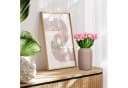 relaxdays Kunstblume Künstliche Tulpen 24er Set Pink Grün Bild 3
