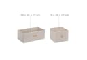 relaxdays Kommode Bambus 4 Schubladen Beige Bild 5