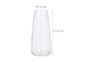 relaxdays Dekovase Vase aus Glas transparent Bild 4