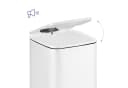 relaxdays Kosmetikeimer 6 Liter weiß mit Trittpedal Bild 1