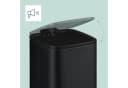 relaxdays Kosmetikeimer 6 Liter Schwarz mit Trittpedal Bild 1