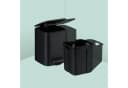 relaxdays Kosmetikeimer 6 Liter Schwarz mit Trittpedal Bild 5