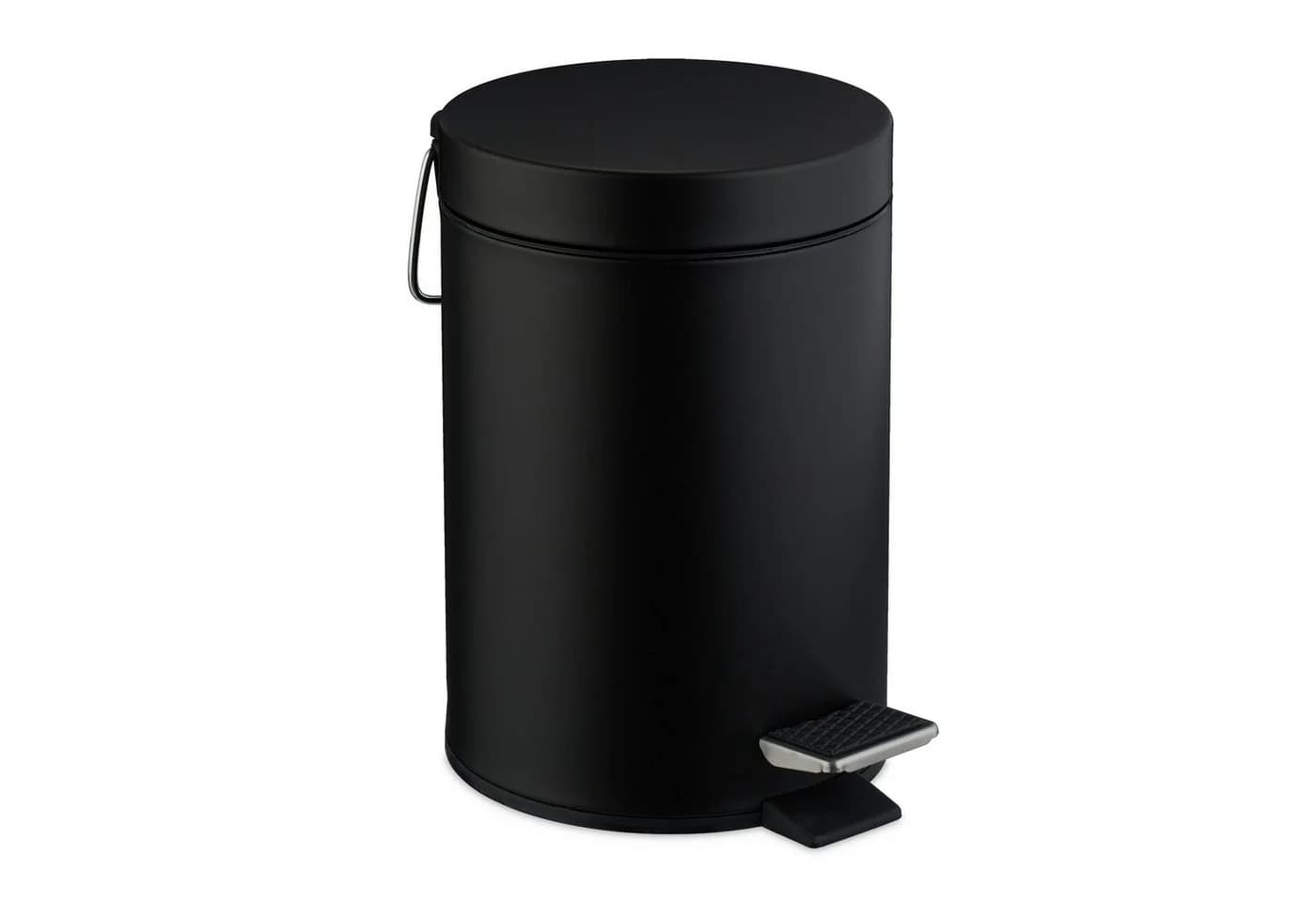 relaxdays Kosmetikeimer 3 Liter Schwarz mit Trittpedal - Bild 2