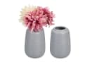 RELAXDAYS Tischvase Vasen Set aus Keramik (2 St), Grau Bild 2