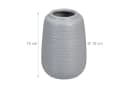 RELAXDAYS Tischvase Vasen Set aus Keramik (2 St), Grau Bild 4