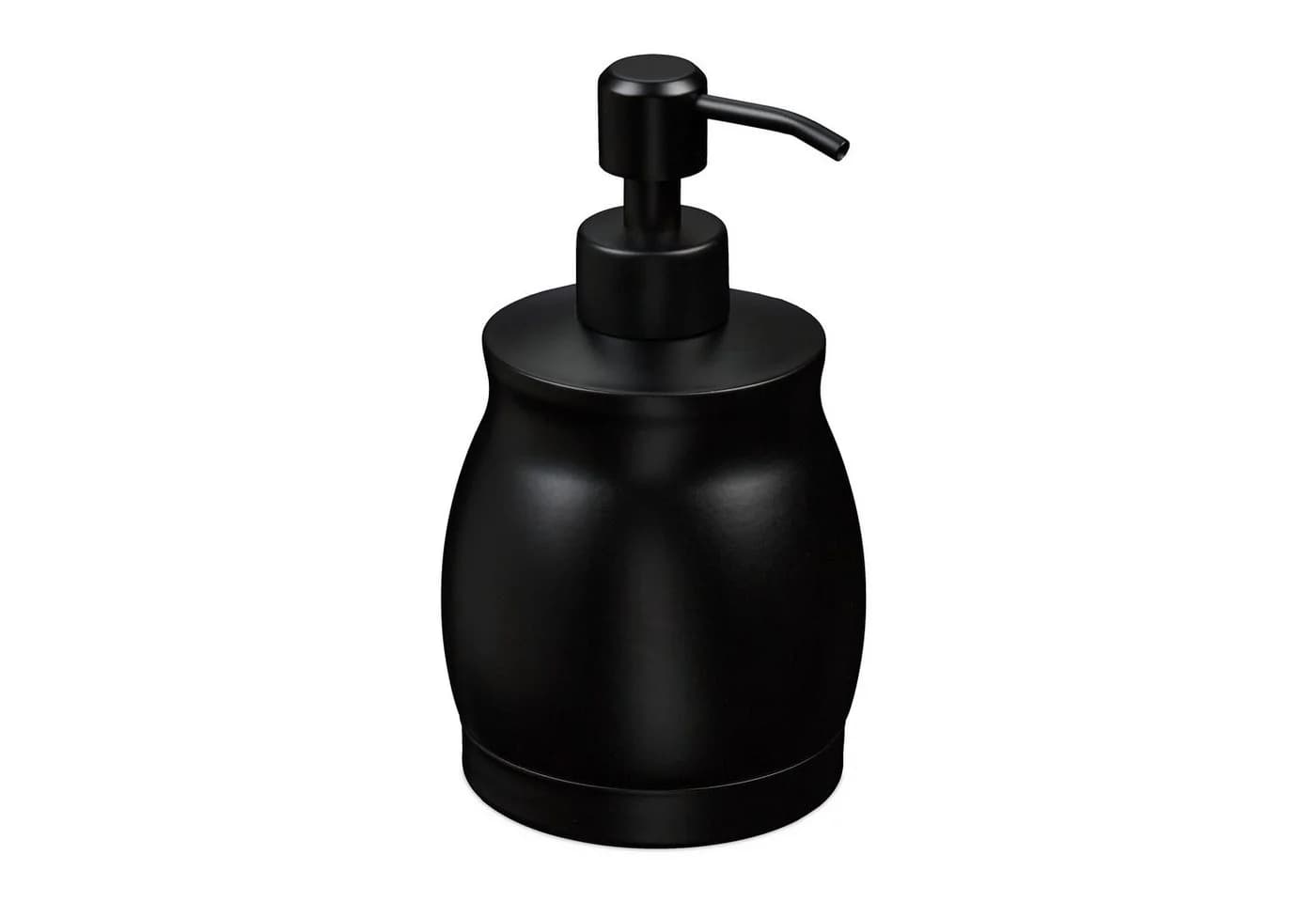 relaxdays Seifenspender Edelstahl 390 ml Schwarz - Bild 2