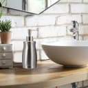 relaxdays Seifenspender Edelstahl 400 ml Silber Bild 1