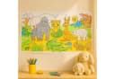 relaxdays Ausmaltischdecken 2er Set 3m Tiere Weiß Bild 3