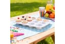 relaxdays Kuchentransportbox Hellgrau 24er Bild 1