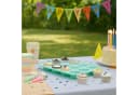 relaxdays Muffin Transportbox 24er Kunststoff Türkis Transparent Bild 1