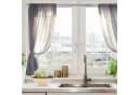 relaxdays Duschvorhangstange Grau Teleskopstange Edelstahl Bild 1