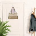 relaxdays Türhaken Klappbare Türgarderobe 2er Set, Weiß Bild 5