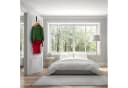 relaxdays Türhaken Klappbare Türgarderobe 2er Set Schwarz Bild 1