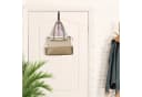 relaxdays Türhaken Klappbare Türgarderobe 2er Set Schwarz Bild 5