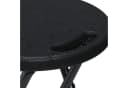 relaxdays Klapphocker 2er Set Schwarz Kunststoff Stahl Bild 5