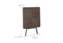 relaxdays Gartentisch Holzoptik Braun Klapptisch Bild 5