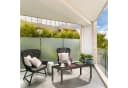 relaxdays Gartentisch rechteckig braun Holzoptik Bild 1