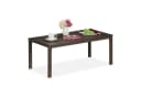 relaxdays Gartentisch rechteckig braun Holzoptik Bild 2