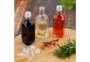relaxdays 25er Set Miniflaschen Glas 50 ml mit Schraubverschluss und Trichter Bild 1