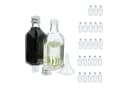 relaxdays 25er Set Miniflaschen Glas 50 ml mit Schraubverschluss und Trichter Bild 2