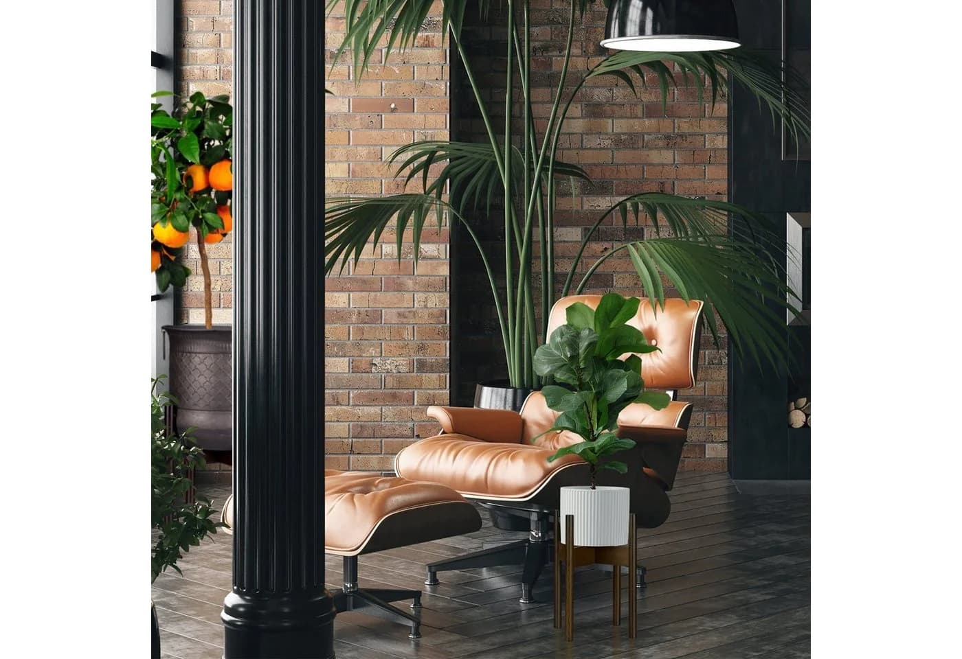 relaxdays Blumenständer Pflanzenständer im 3er Set Bambus