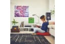 relaxdays Aufbewahrungsbox 4er Set Weiß Faltbox Stoff Bild 3