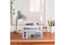 relaxdays Aufbewahrungsbox 9 Fächer Grau Transparent Kunststoff Bild 1