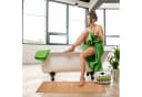 relaxdays Badematte Bambus natur mit rutschhemmender Unterseite Bild 1