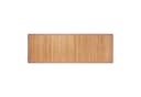 relaxdays Badematte Bambus natur mit rutschhemmender Unterseite Bild 2