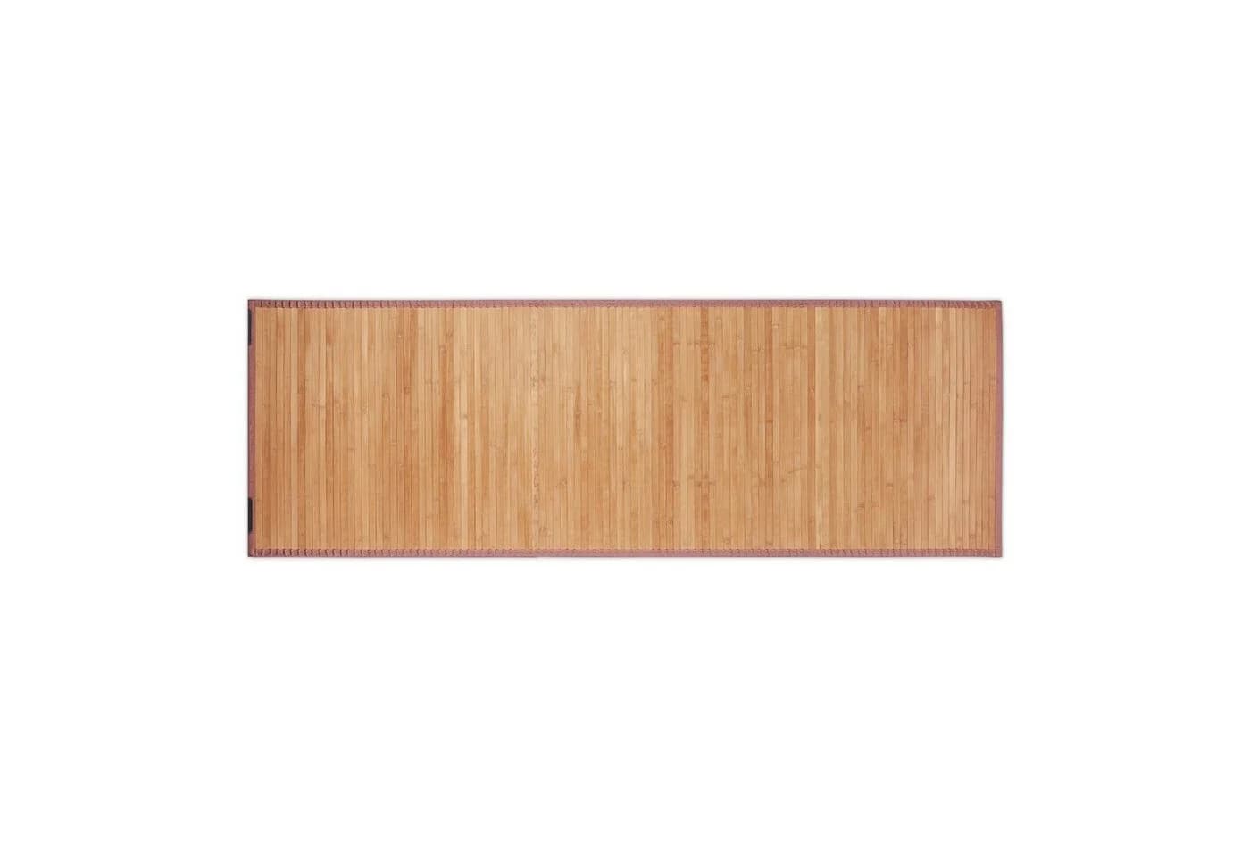 relaxdays Badematte Bambus natur mit rutschhemmender Unterseite - Bild 2