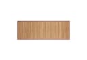 relaxdays Badematte Bambus natur mit Textilrand Braun Bild 2