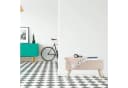 relaxdays Polsterbank Beige mit Stauraum und Holzbeinen Bild 1