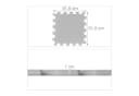 relaxdays Spielmatte 36-teilige Puzzlematte mit Rand Grau Bild 4