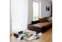 relaxdays Spielmatte 34-tlg. Puzzlematte mit Rand und Motiven Grau Bild 1