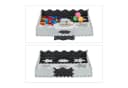 relaxdays Spielmatte 34-tlg. Puzzlematte mit Rand und Motiven Grau Bild 5