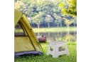 relaxdays Klapphocker faltbar L weiß Bild 1