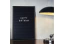relaxdays Memoboard Letterboard Schwarz 145 Zeichen Stecktafel Bild 1