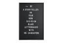 relaxdays Memoboard Letterboard Schwarz 145 Zeichen Stecktafel Bild 2